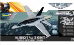 MODÈLE À COLLER - CLICK 1:72 F/A-18E MAVERICK SUPER HORNET NIVEAU #2 (AVION TOP GUN)